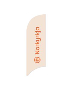 Duk til beachflagg - 2,25 meter - Norkyrkja Beige