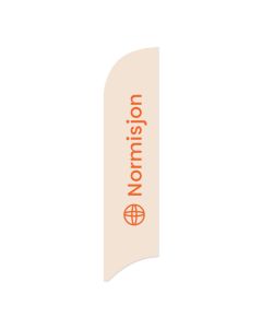 Duk til beachflagg - 3,26 meter - Normisjon Beige