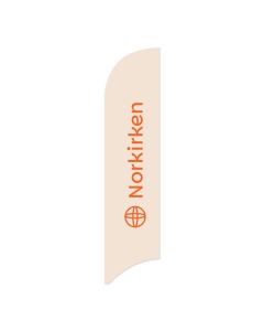 Duk til beachflagg - 3,26 meter - Norkirken Beige